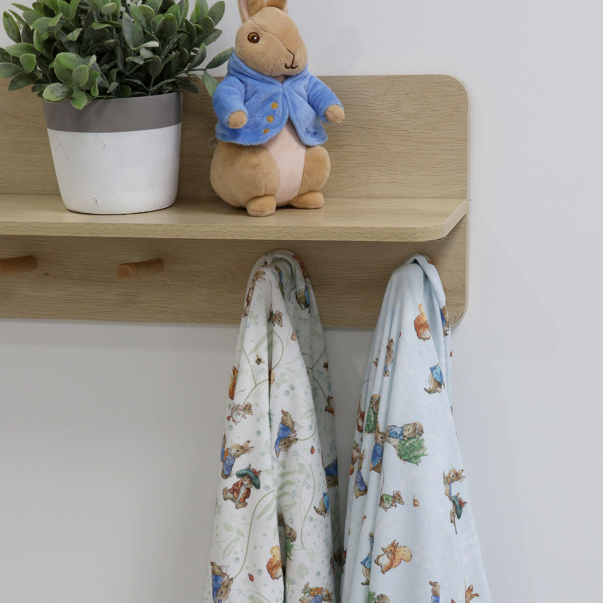 Peter Rabbit & Benjamin Bunny 2pk Jersey Wraps - Bubba Blue Australia