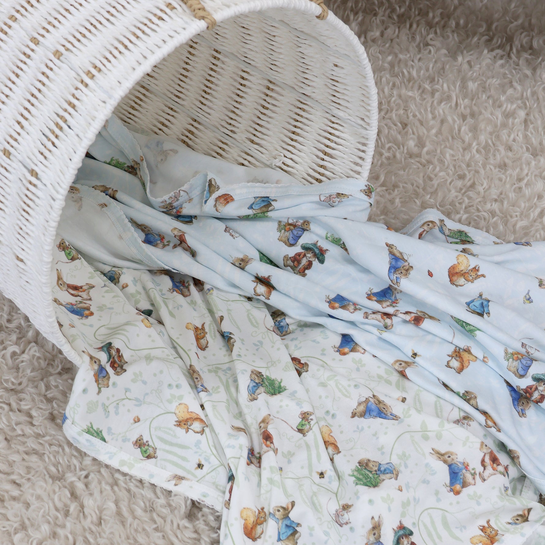 Peter Rabbit & Benjamin Bunny 2pk Jersey Wraps - Bubba Blue Australia