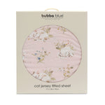 Sleeping Bunny Jersey Cot Fitted Sheet - Bubba Blue Australia