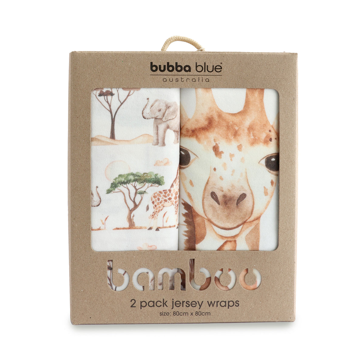 Adventure Bamboo 2pk Jersey Wraps - Bubba Blue Australia