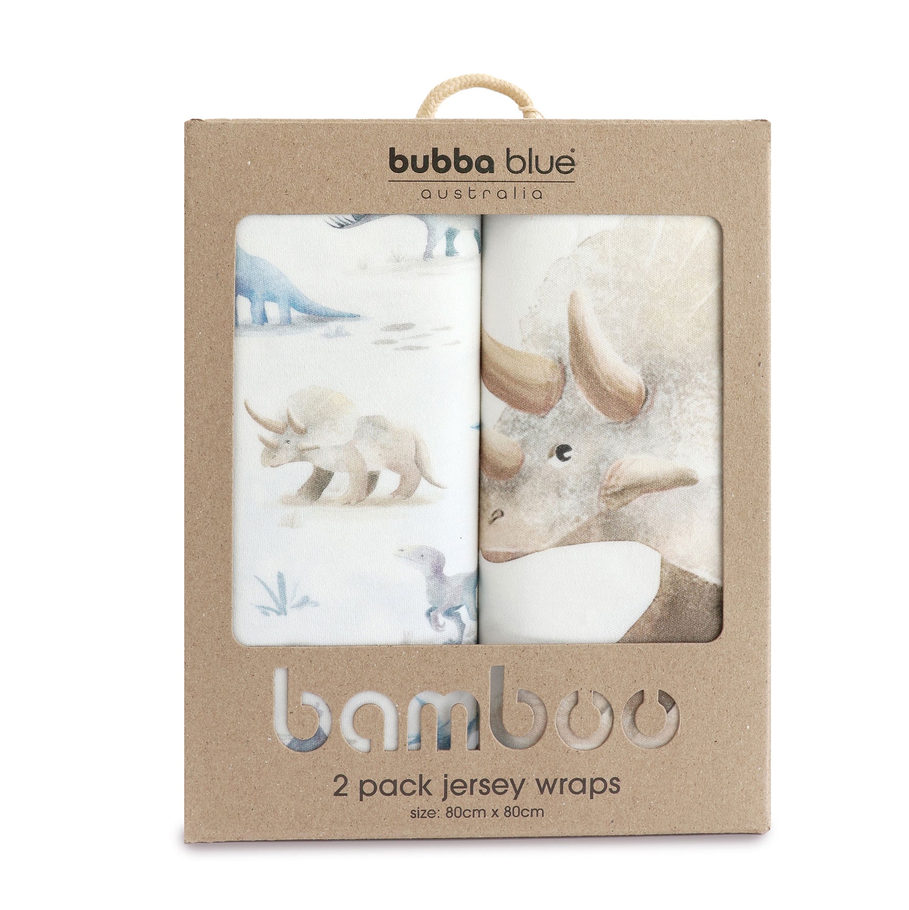 Jurassic Bamboo 2pk Jersey Wraps - Bubba Blue Australia