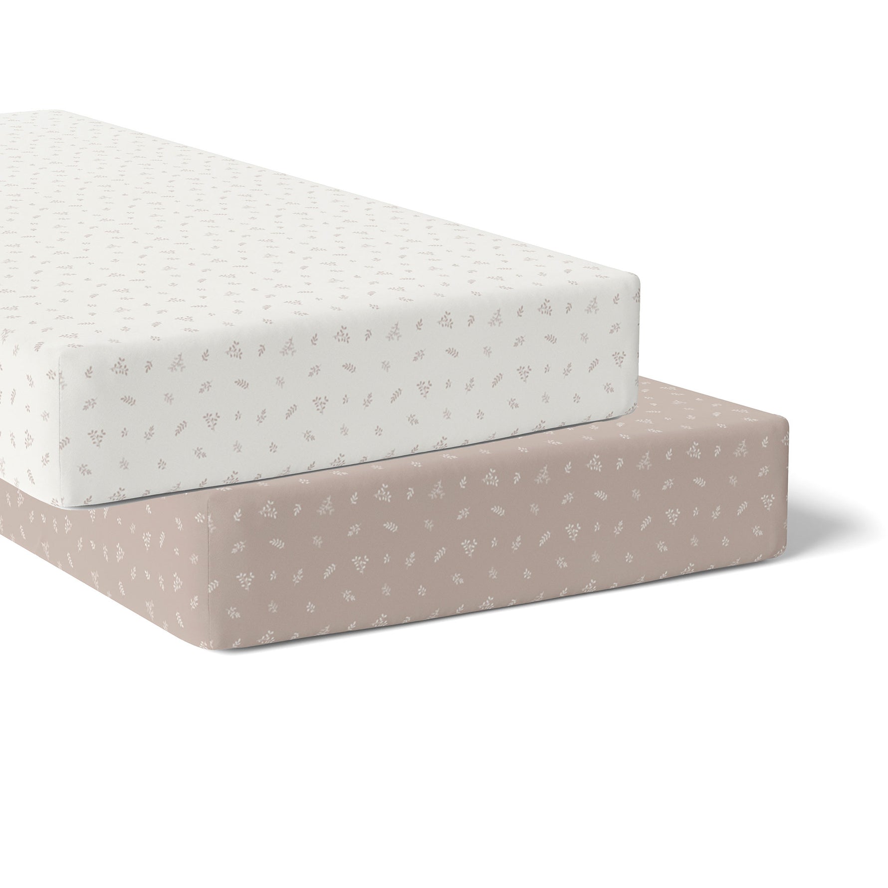 Organic Cotton 2pk Cot Fitted Sheets - Chestnut - Bubba Blue Australia