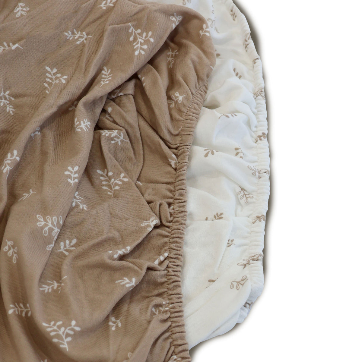 Organic Cotton 2pk Cot Fitted Sheets - Chestnut - Bubba Blue Australia
