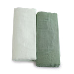Bubba Sundae 2pk Muslin Wraps - Greentea - Bubba Blue Australia