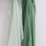 Bubba Sundae 2pk Muslin Wraps - Greentea - Bubba Blue Australia