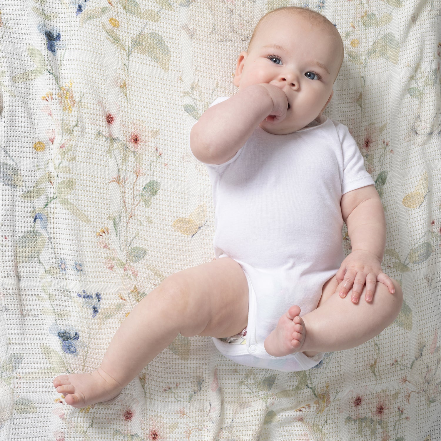 Sleeping Bunny Cellular Blanket - Bubba Blue Australia