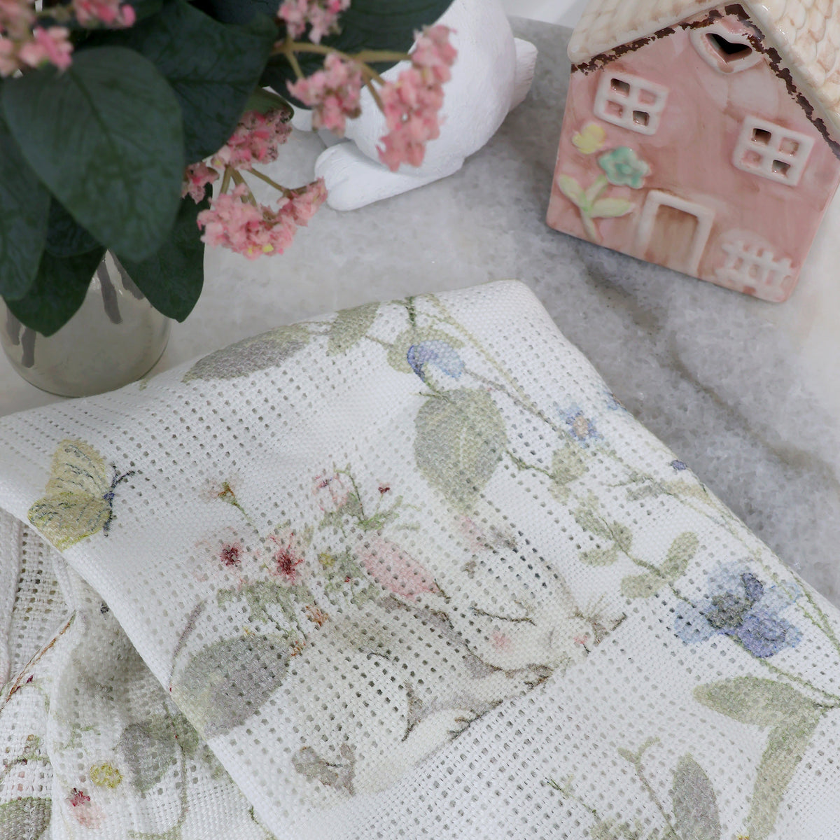 Sleeping Bunny Cellular Blanket - Bubba Blue Australia