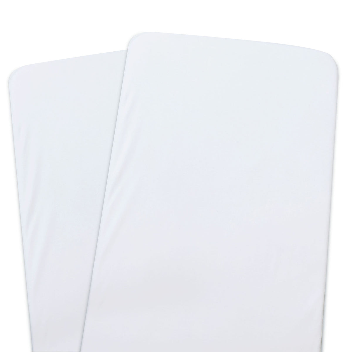Bamboo White Co Sleeper/Bedside Sleeper 2x Fitted Sheet & 2x Mattress Protector Bundle - Bubba Blue Australia