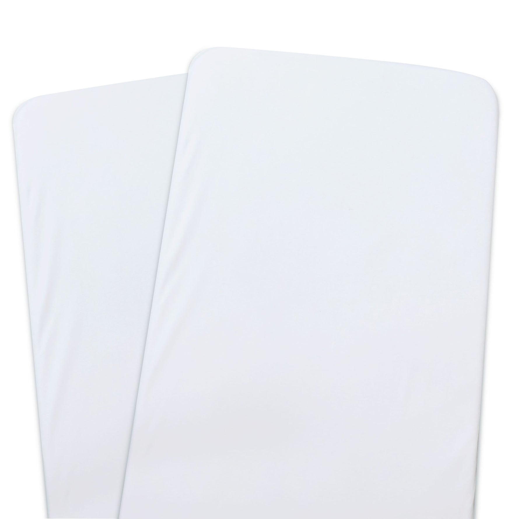 Bamboo White Co Sleeper/Bedside Sleeper 2x Fitted Sheet & 2x Mattress Protector Bundle - Bubba Blue Australia
