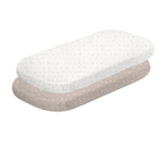 Organic Cotton 2pk Co Sleeper/Bedside Sleeper Fitted Sheets - Chestnut - Bubba Blue Australia