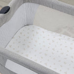 Organic Cotton 2pk Co Sleeper/Bedside Sleeper Fitted Sheets - Chestnut - Bubba Blue Australia