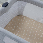 Organic Cotton 2pk Co Sleeper/Bedside Sleeper Fitted Sheets - Chestnut - Bubba Blue Australia