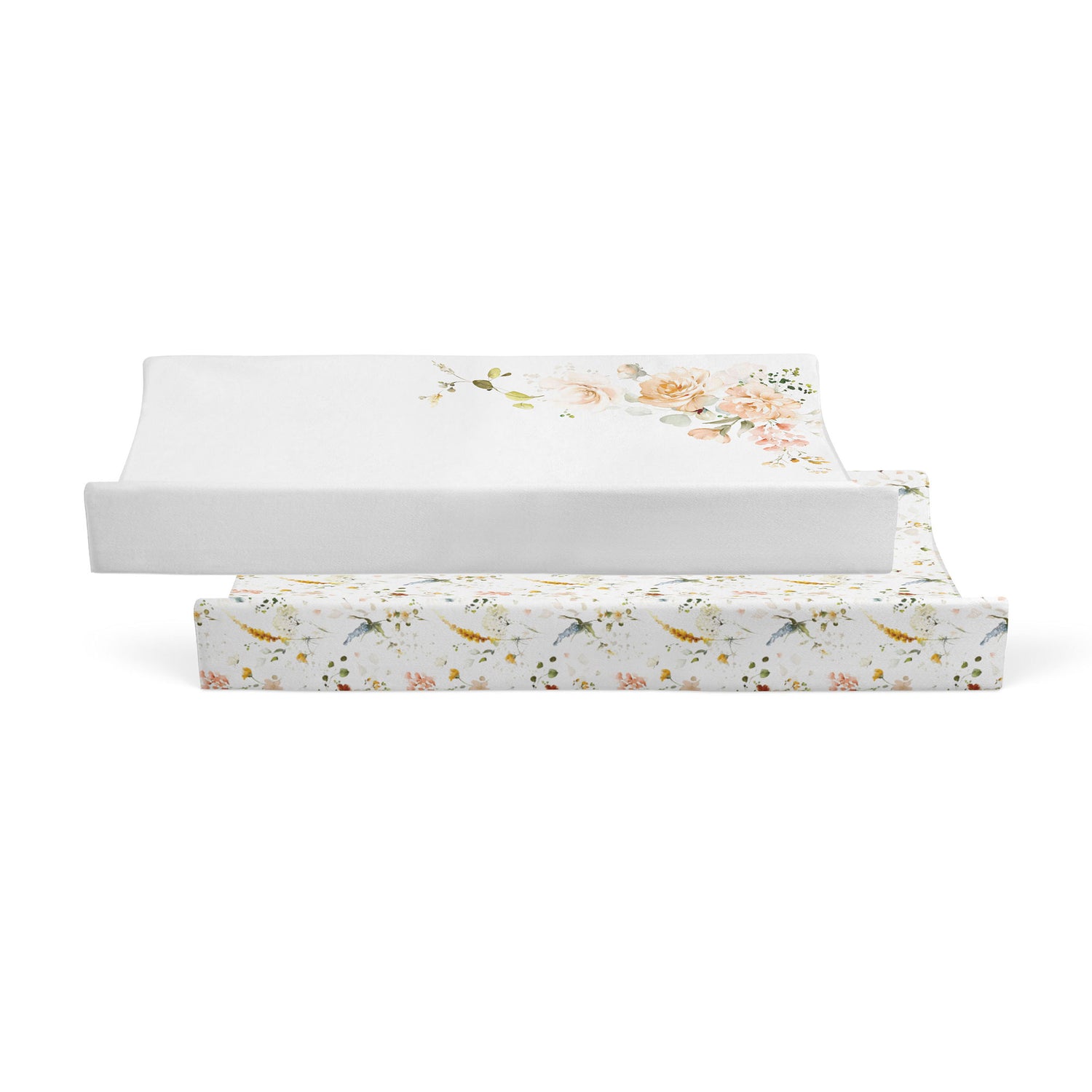 Peonies Bamboo 2pk Waterproof Change Mat Covers - Bubba Blue Australia