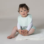 Bubba Sundae 2pk Dribble Bibs - Greentea - Bubba Blue Australia