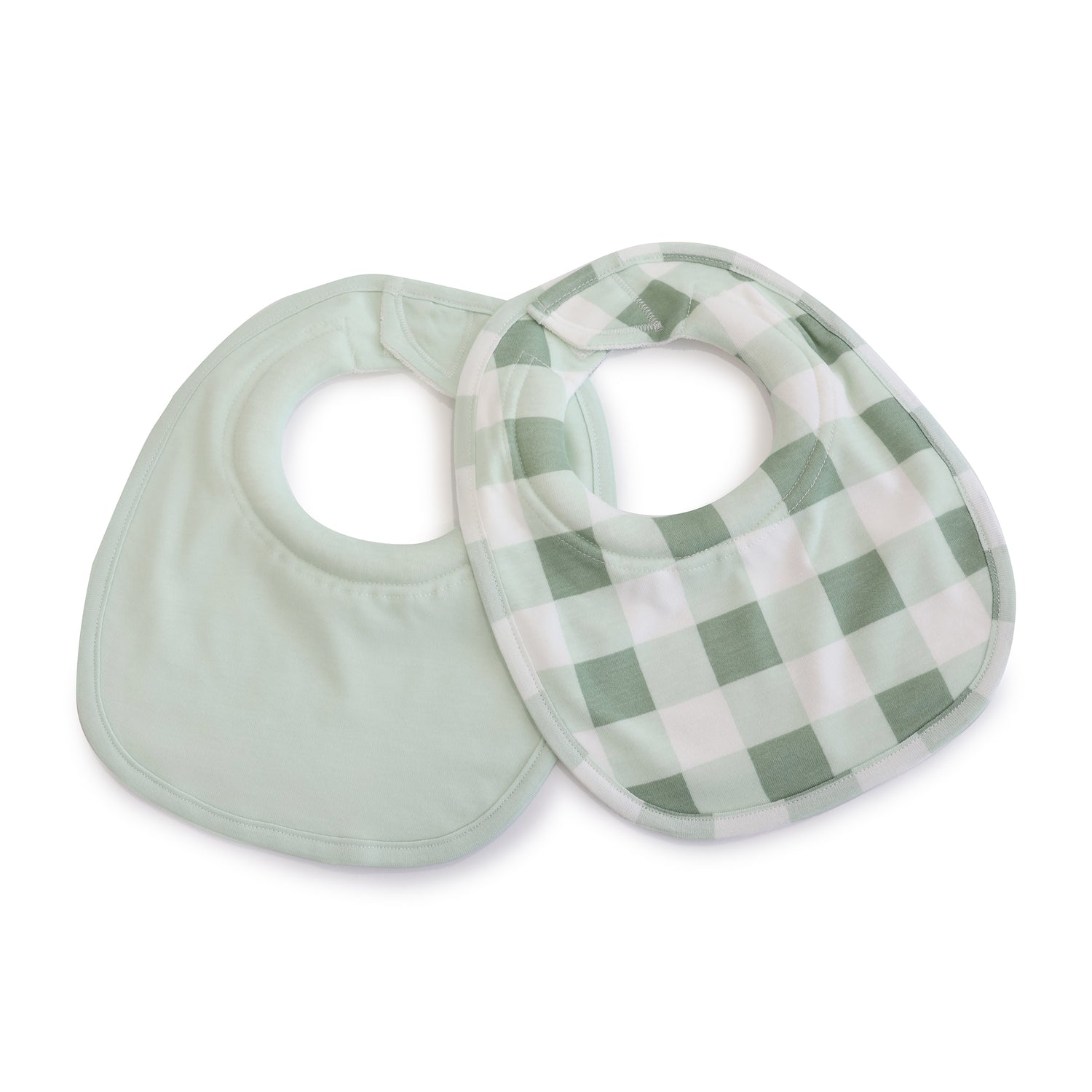 Bubba Sundae 2pk Dribble Bibs - Greentea - Bubba Blue Australia