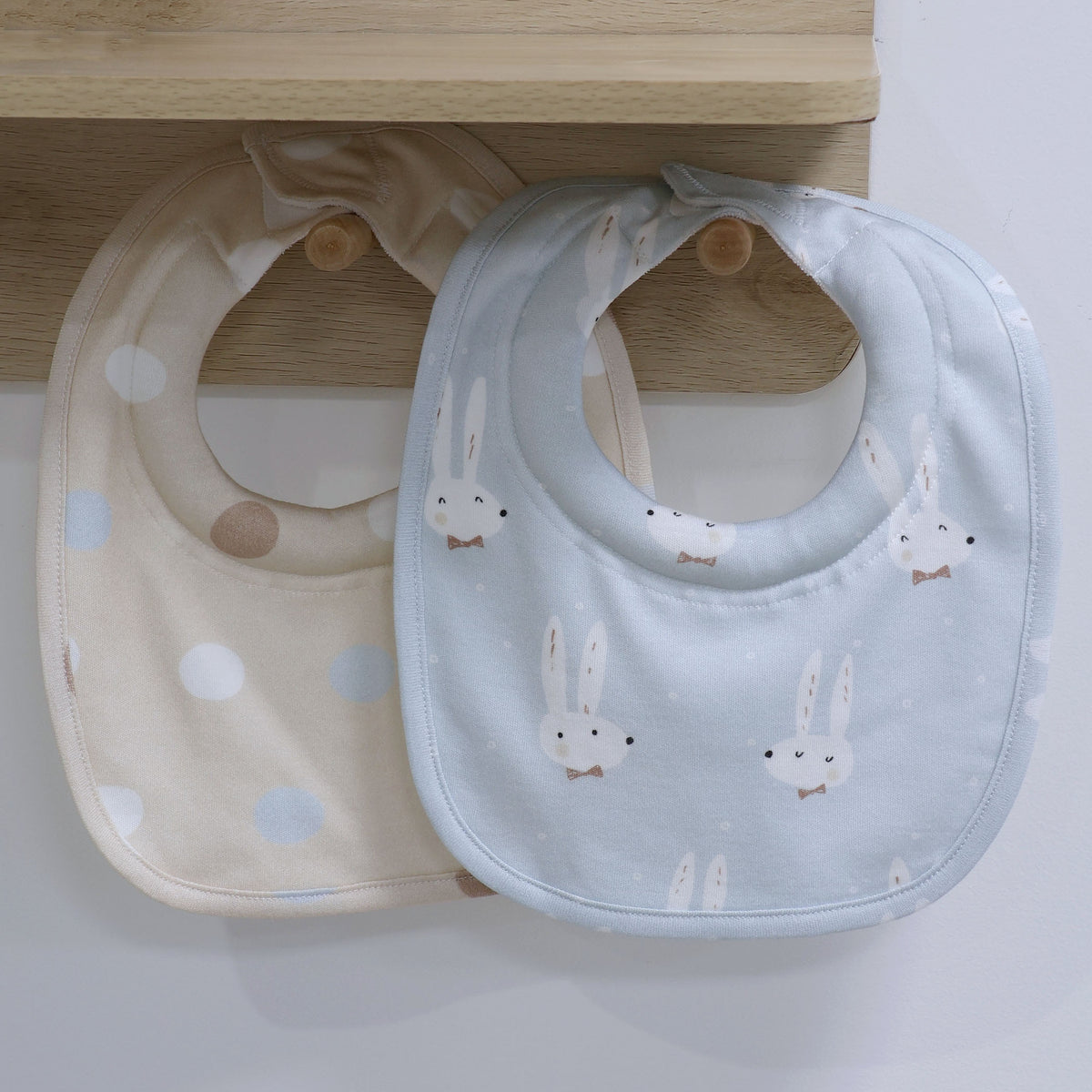 Mr. Rabbit 2pk Dribble Bibs