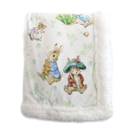 Peter Rabbit & Benjamin Bunny Fleece Cuddle Blanket - Bubba Blue Australia