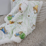 Peter Rabbit & Benjamin Bunny Fleece Cuddle Blanket - Bubba Blue Australia