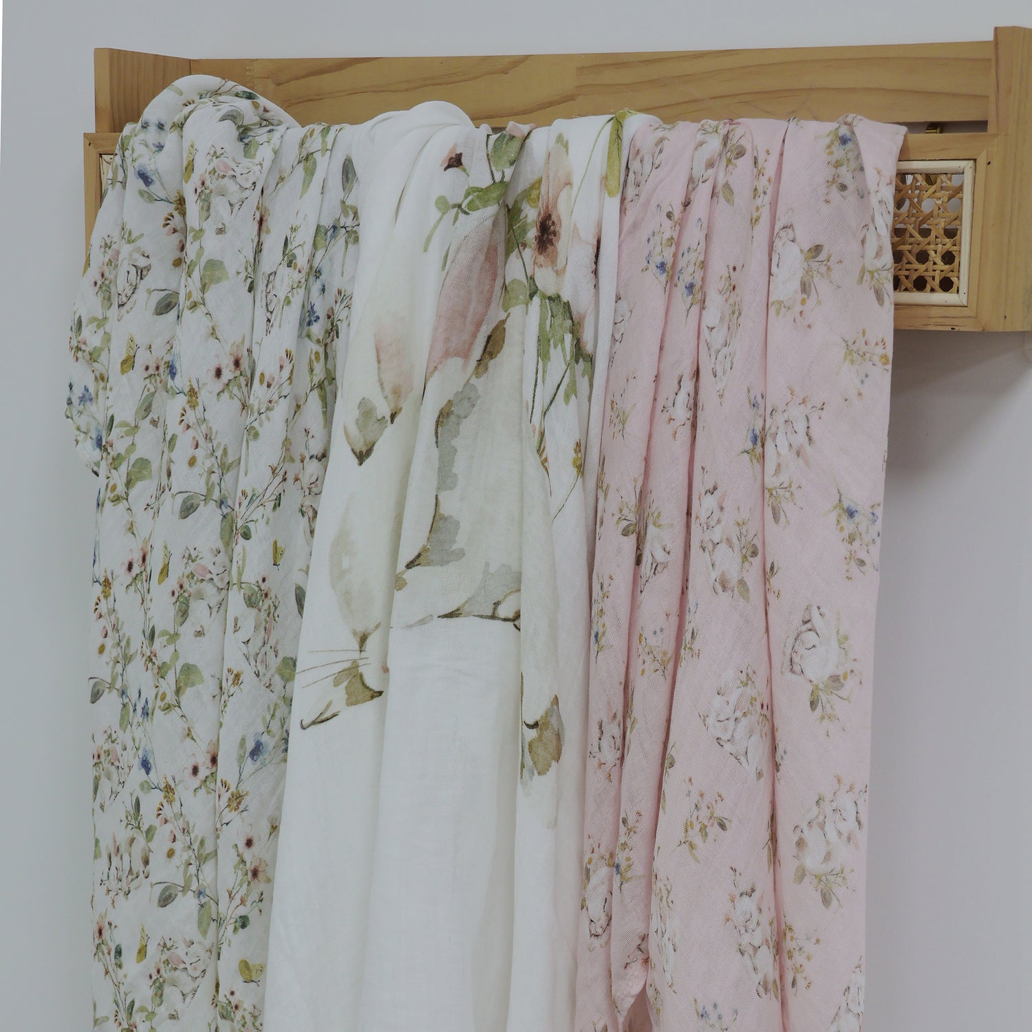 Sleeping Bunny 3pk Muslin Wraps - Bubba Blue Australia