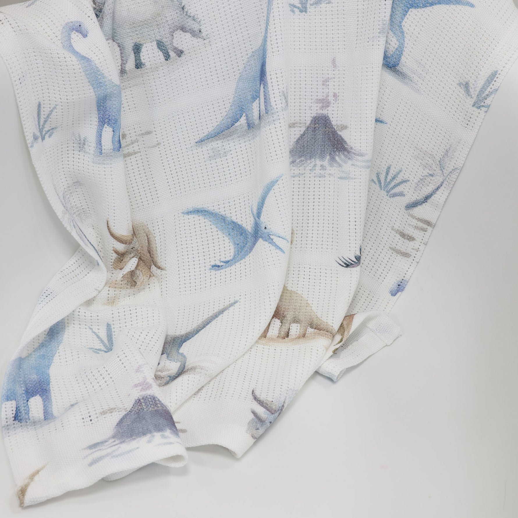 Jurassic Bamboo Cellular Blanket - Bubba Blue Australia