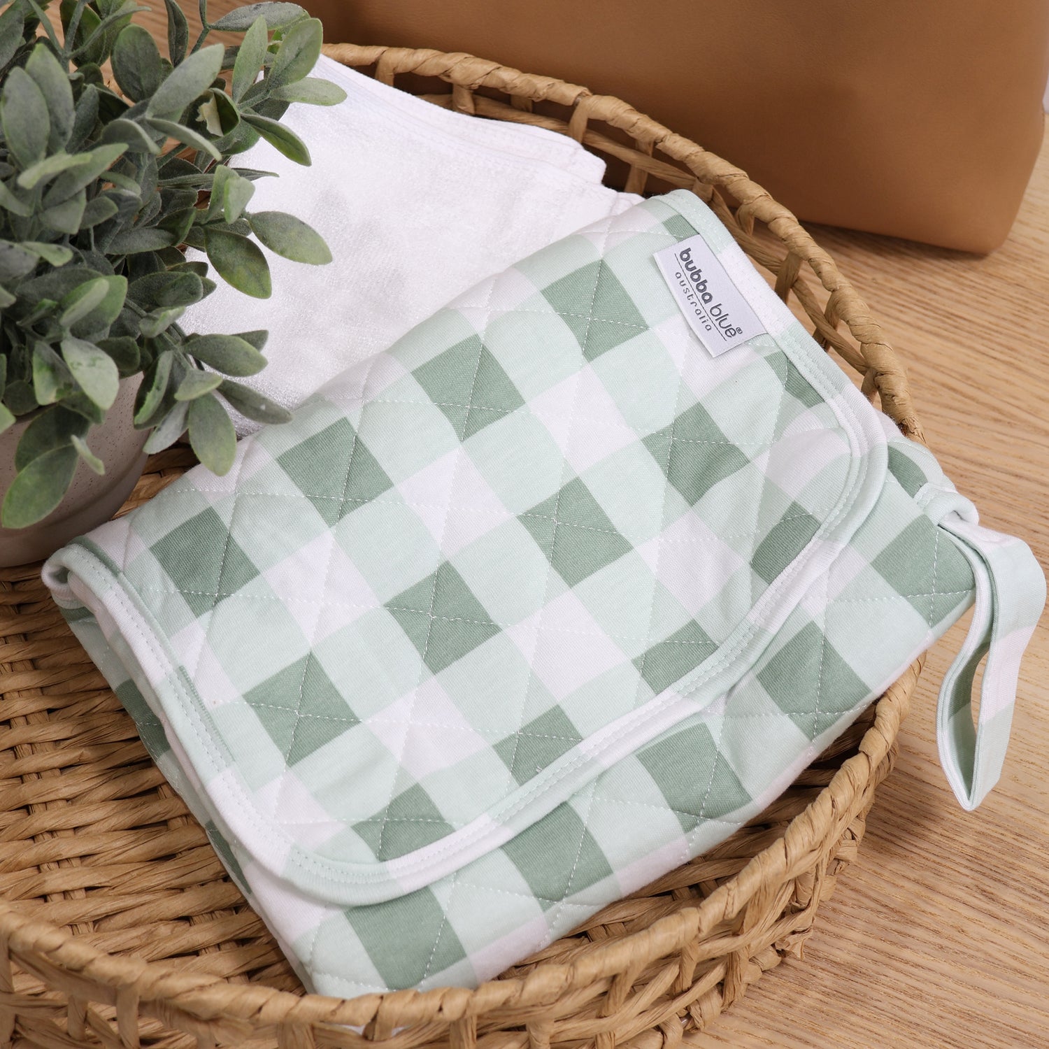 Bubba Sundae Travel Change Mat - Green Tea