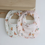 Flopsy Mopsy & Cottontail 2pk Dribble Bibs - Bubba Blue Australia
