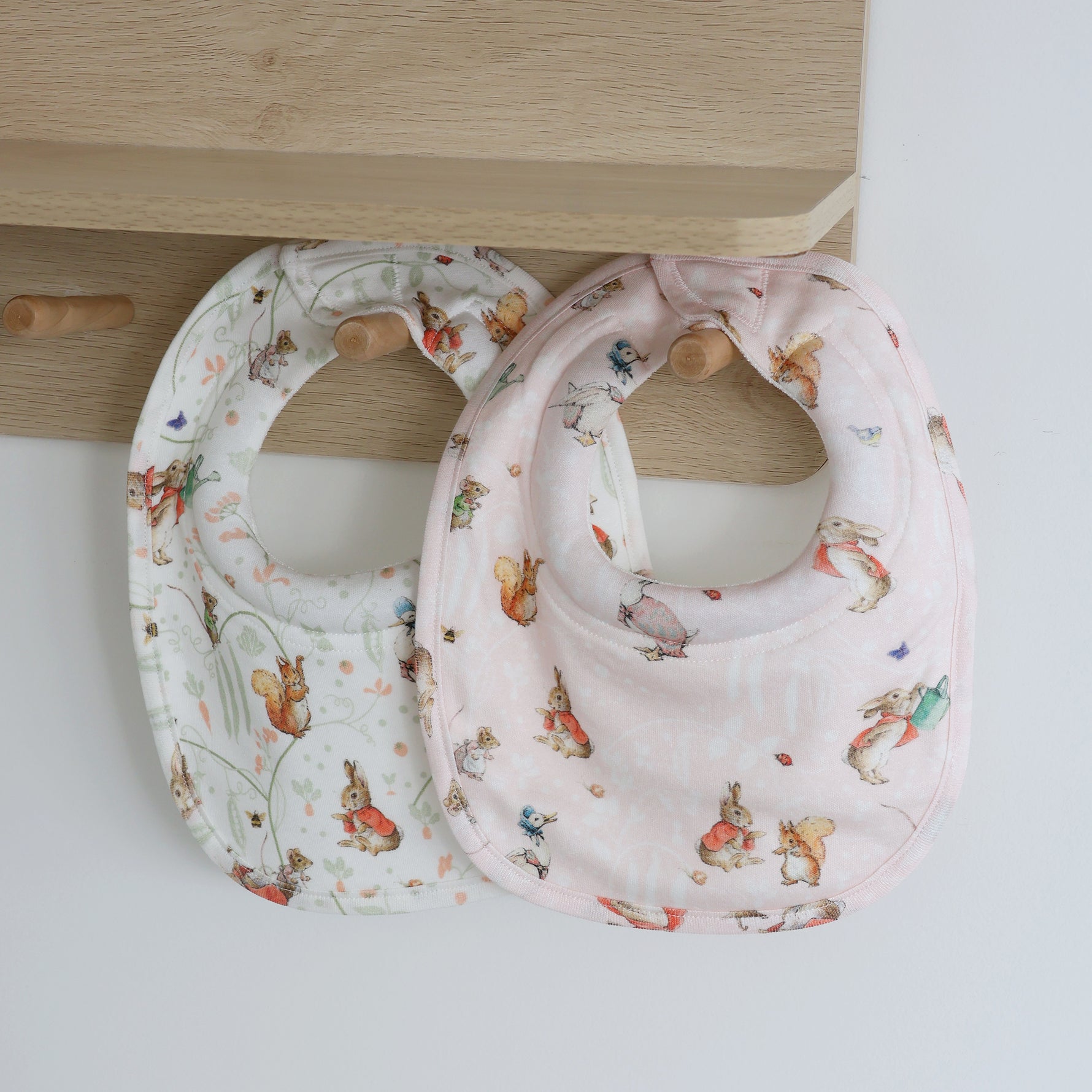 Flopsy Mopsy & Cottontail 2pk Dribble Bibs - Bubba Blue Australia