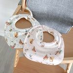 Flopsy Mopsy & Cottontail 2pk Dribble Bibs - Bubba Blue Australia