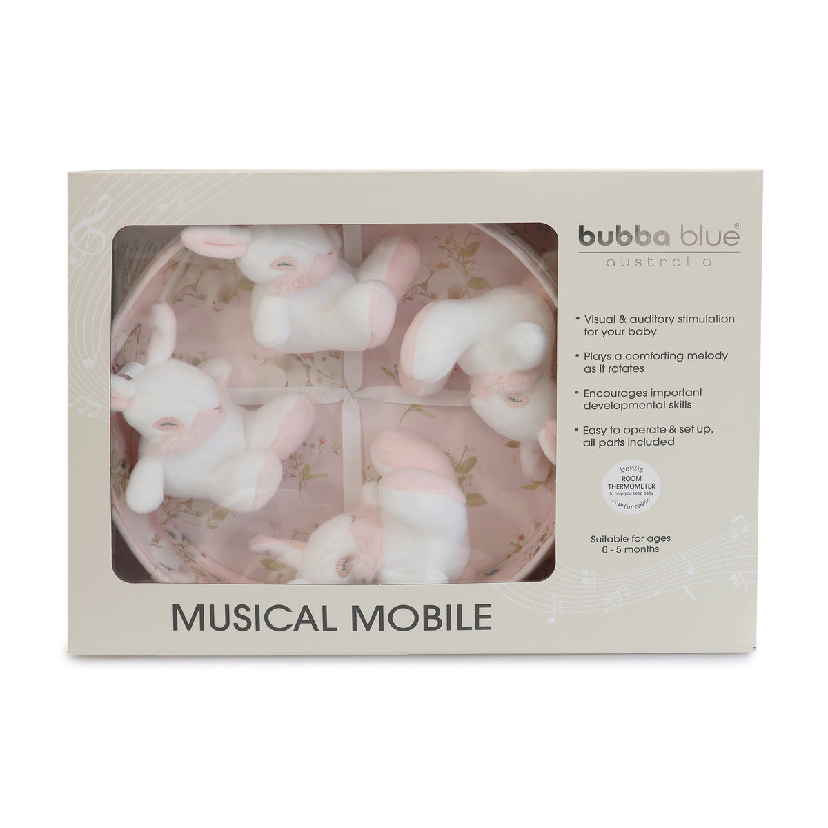 Sleeping Bunny Musical Mobile - Bubba Blue Australia