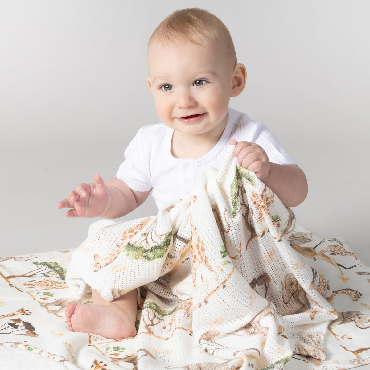 Adventure Bamboo Cellular Blanket - Bubba Blue Australia