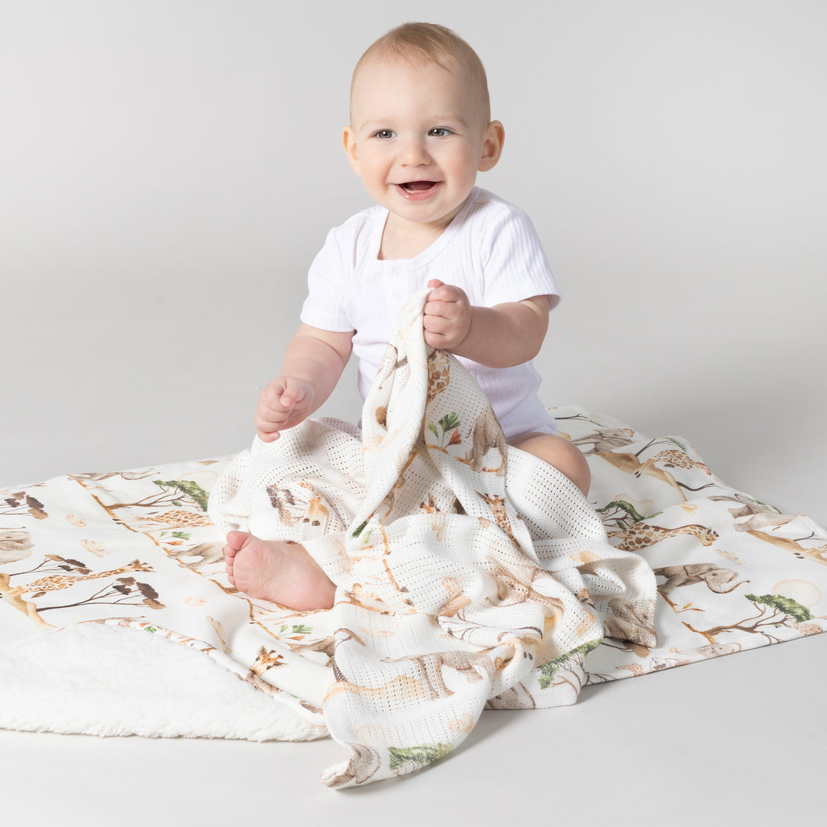 Adventure Bamboo Cellular Blanket - Bubba Blue Australia
