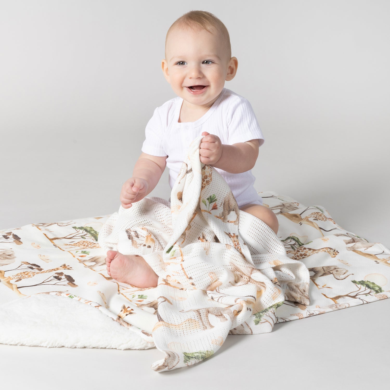 Adventure Bamboo Cellular Blanket - Bubba Blue Australia