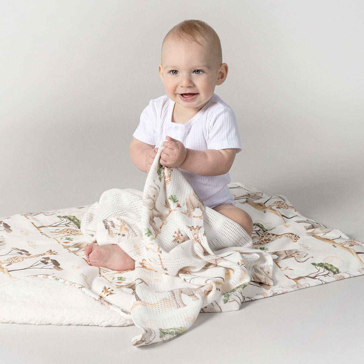 Adventure Bamboo Cellular Blanket - Bubba Blue Australia