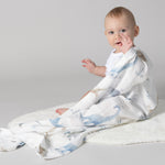 Jurassic Bamboo Cellular Blanket - Bubba Blue Australia