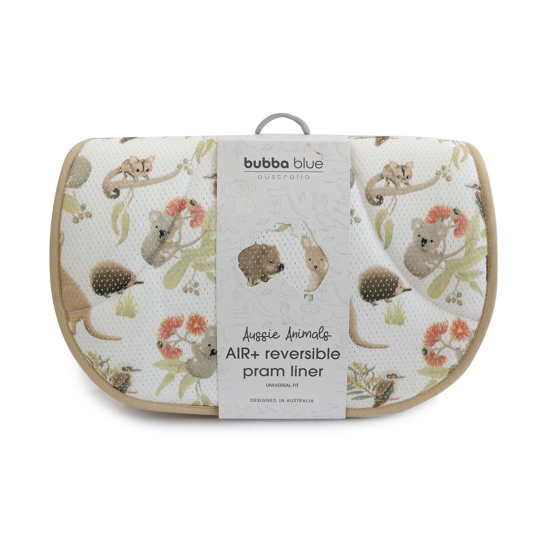 Aussie Animals AIR+ Pram Liner - Bubba Blue Australia