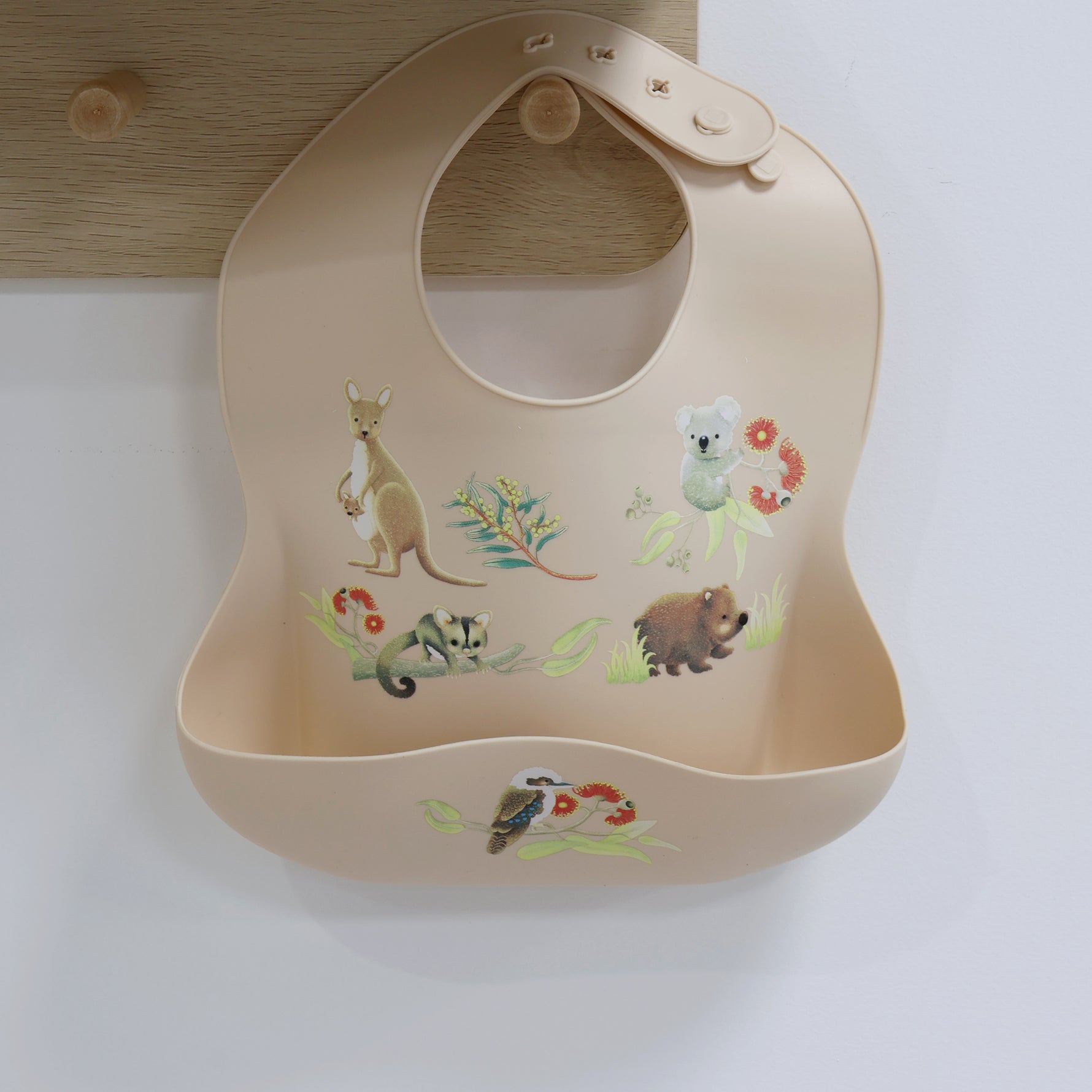 Aussie Animals Silicone Bib - Bubba Blue Australia