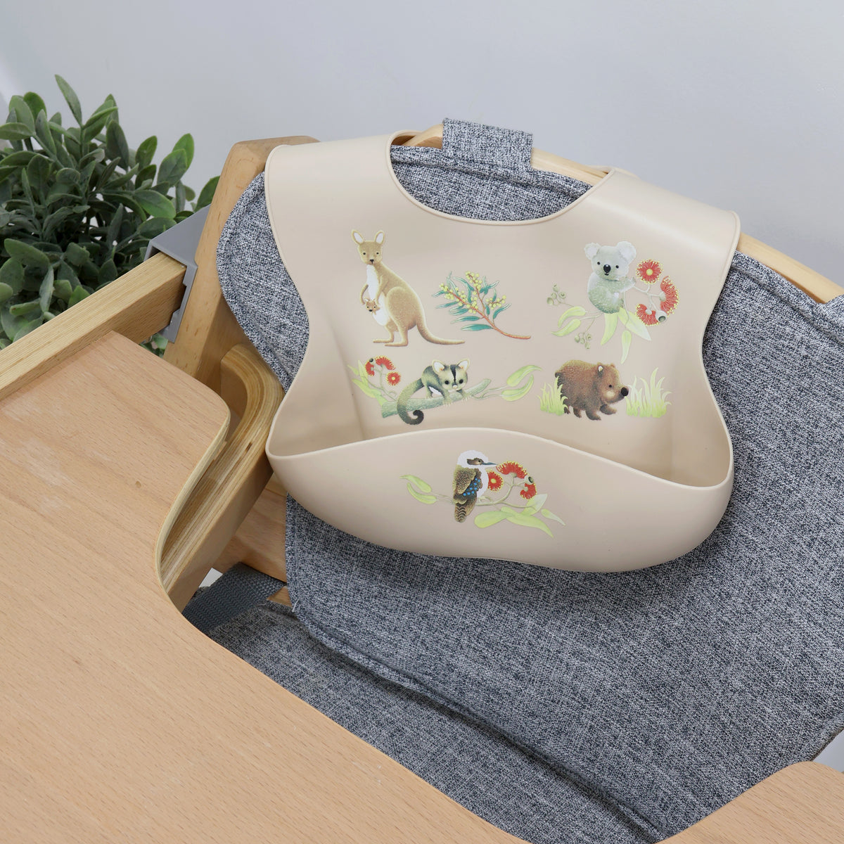 Aussie Animals Silicone Bib - Bubba Blue Australia