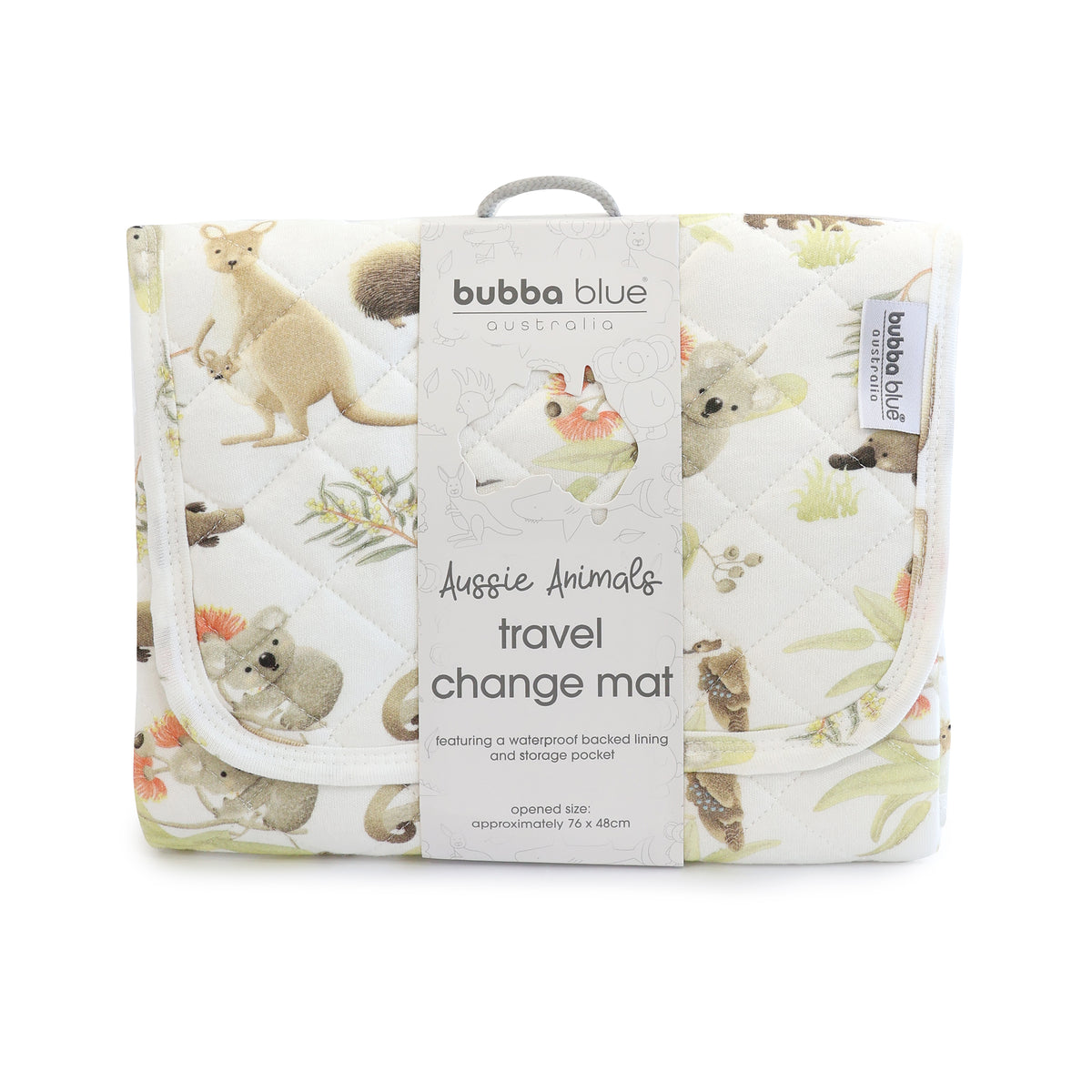 Aussie Animals Travel Change Mat - Bubba Blue Australia