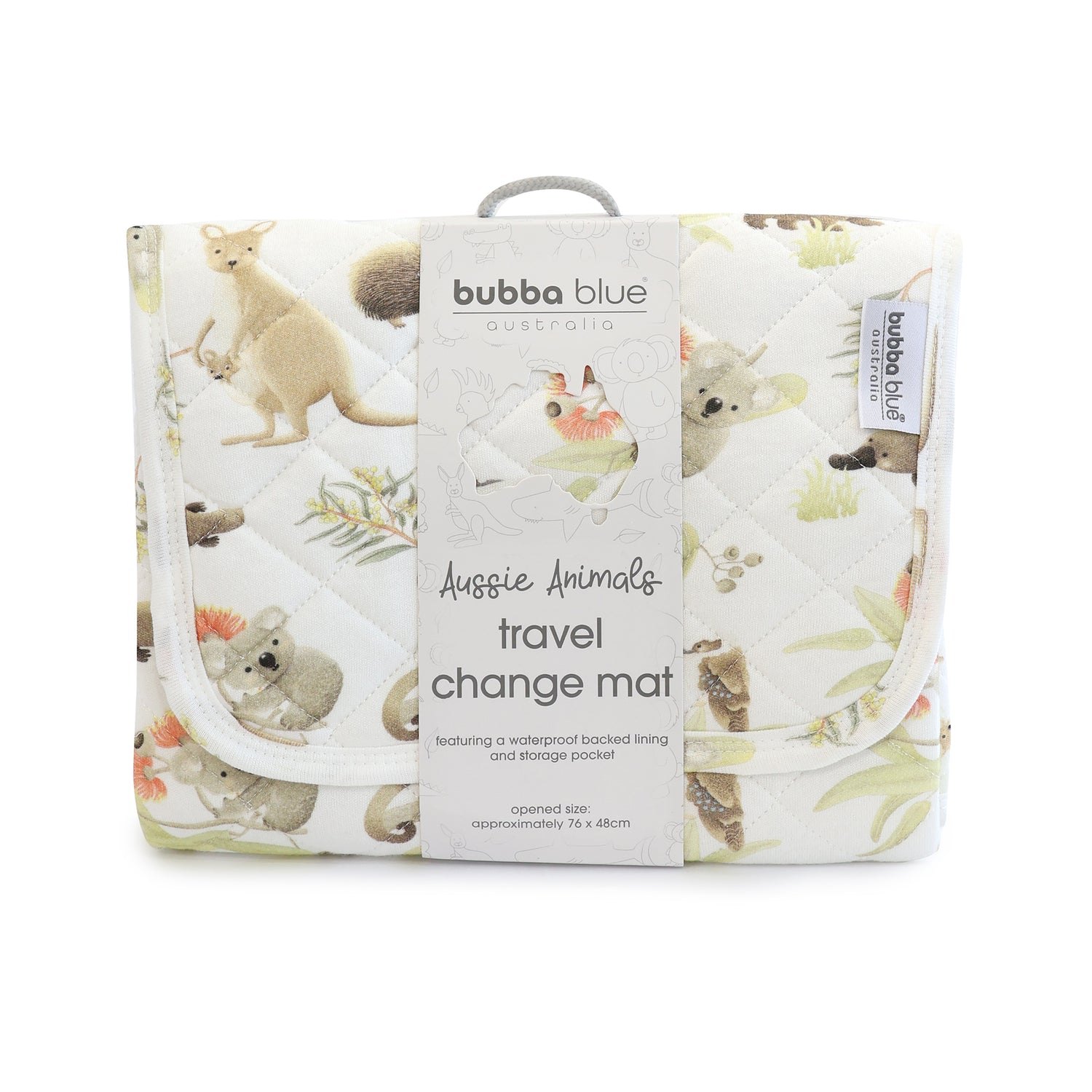 Aussie Animals Travel Change Mat - Bubba Blue Australia