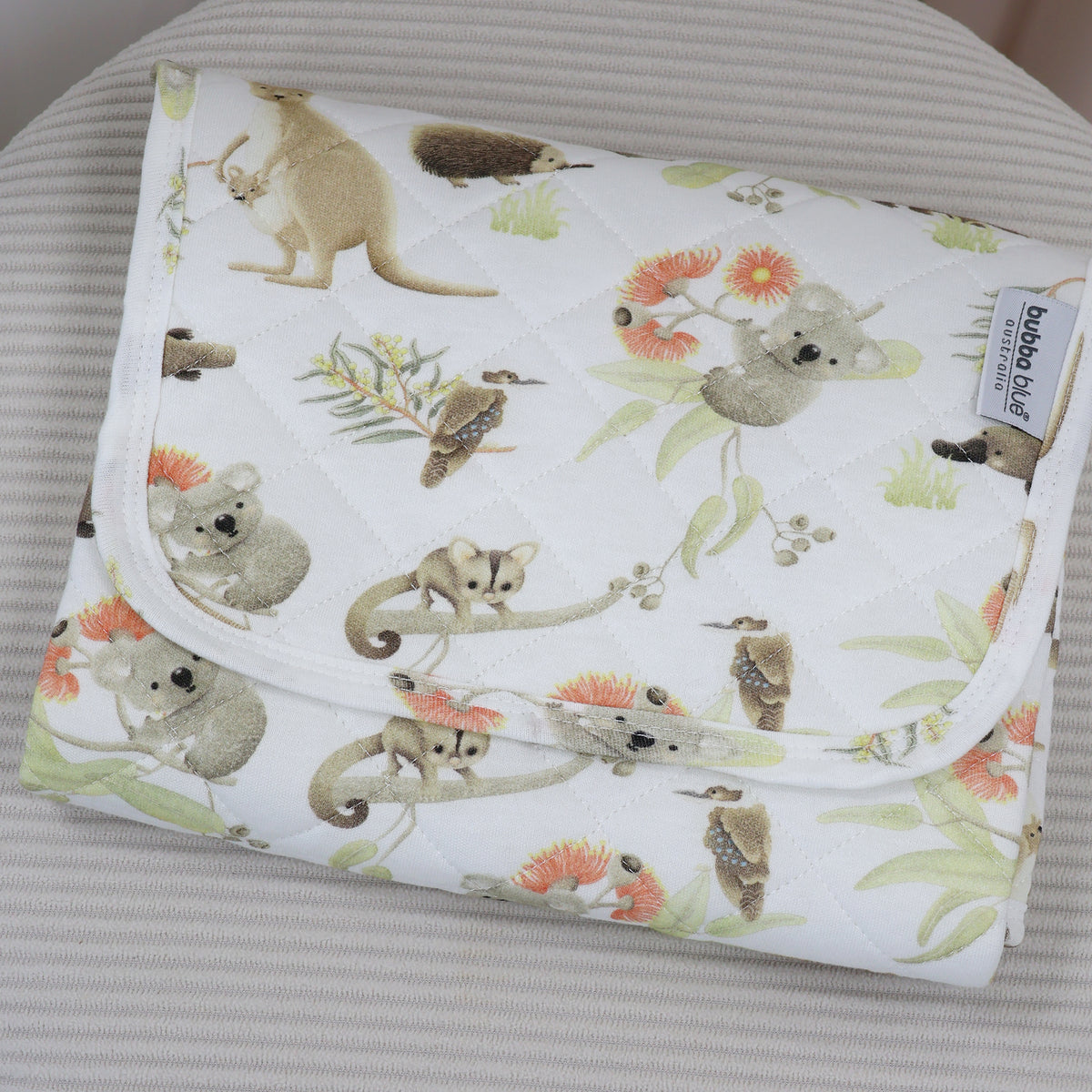 Aussie Animals Travel Change Mat - Bubba Blue Australia
