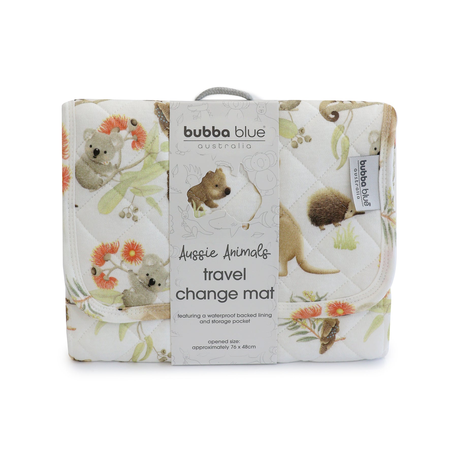 Aussie Animals Travel Change Mat - Bubba Blue Australia