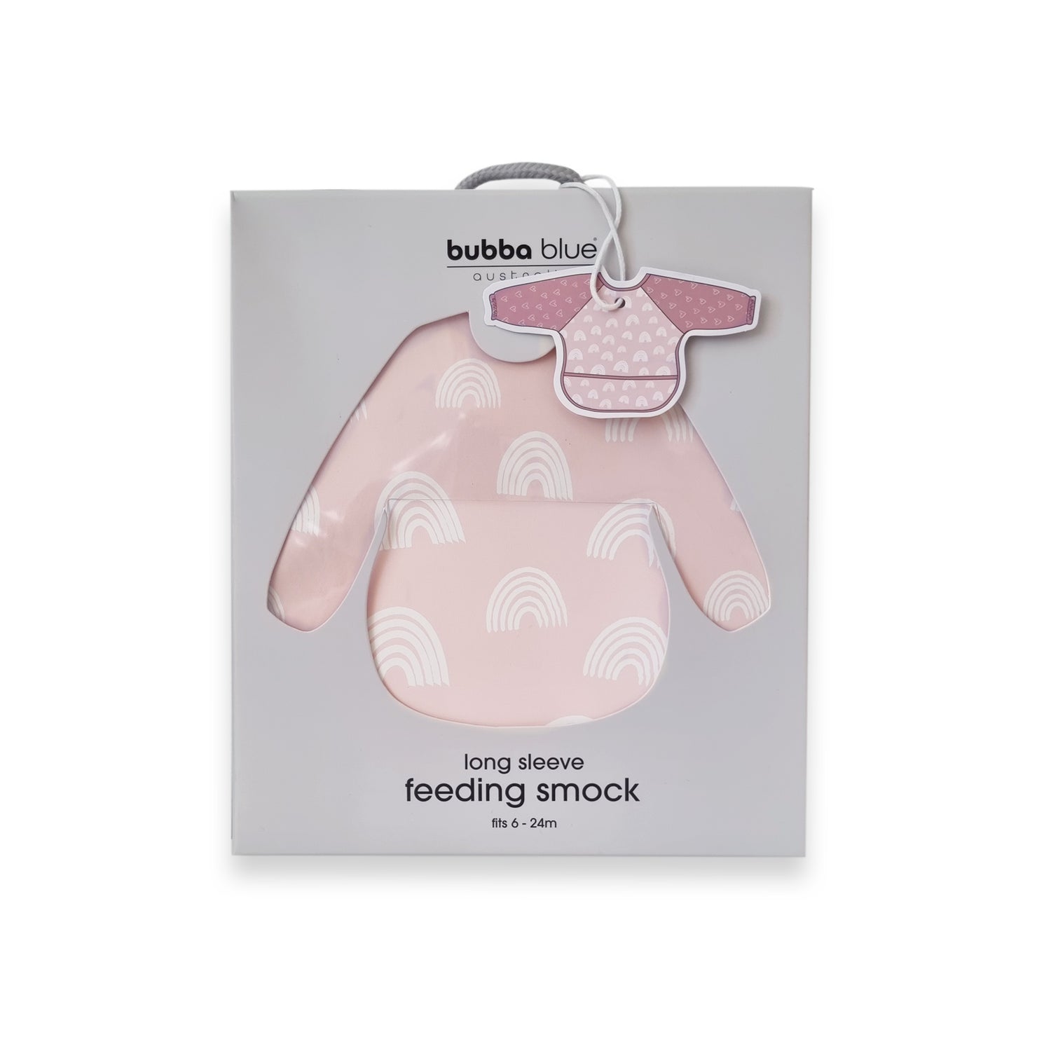 Nordic Smock Bib - Berry/Rose - Bubba Blue Australia