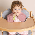 Nordic Smock Bib - Berry/Rose - Bubba Blue Australia