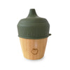 2x Plum Bamboo and Silicone Sippy Cup Bundle