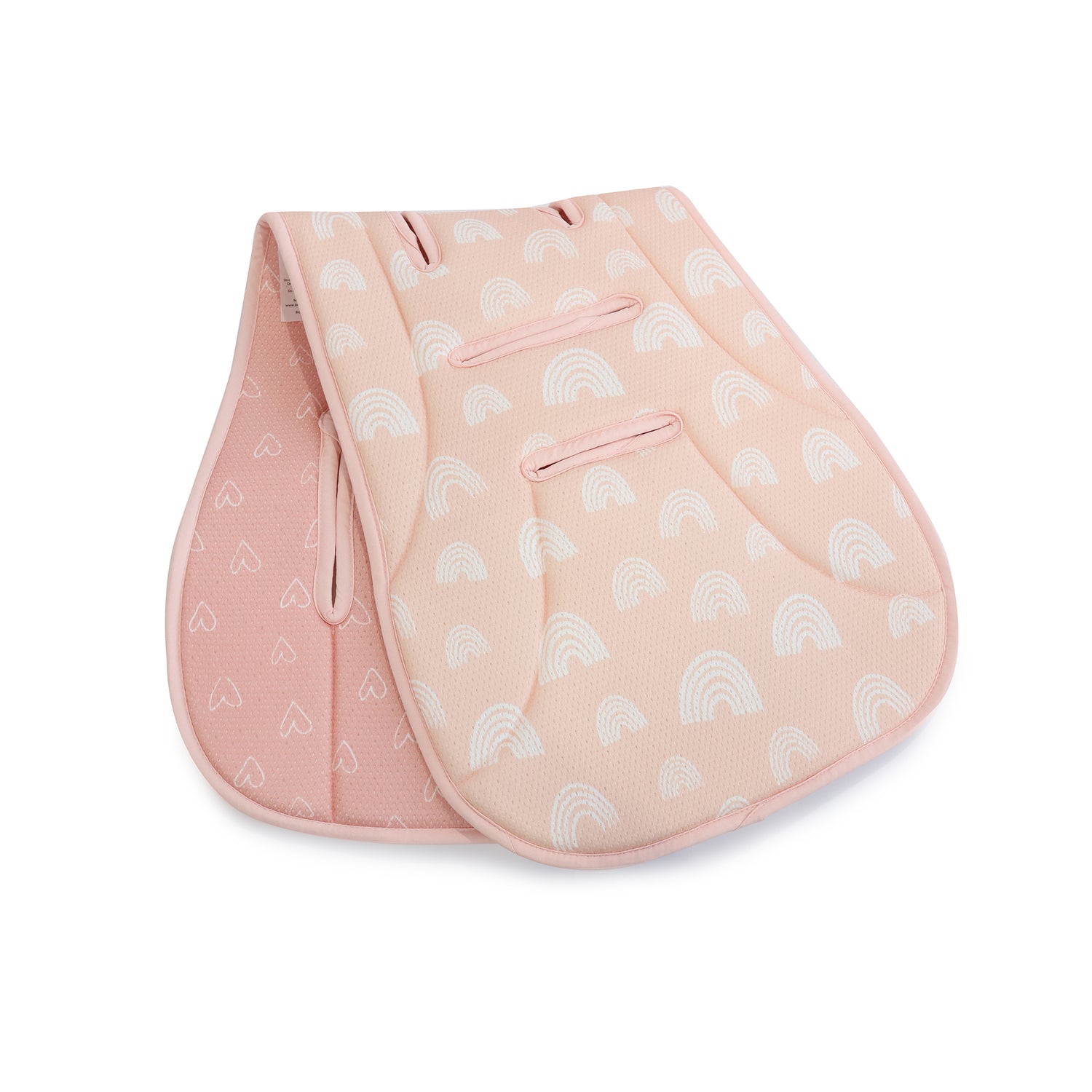 Nordic AIR+ Reversible Pram Liner - Berry/Rose - Bubba Blue Australia