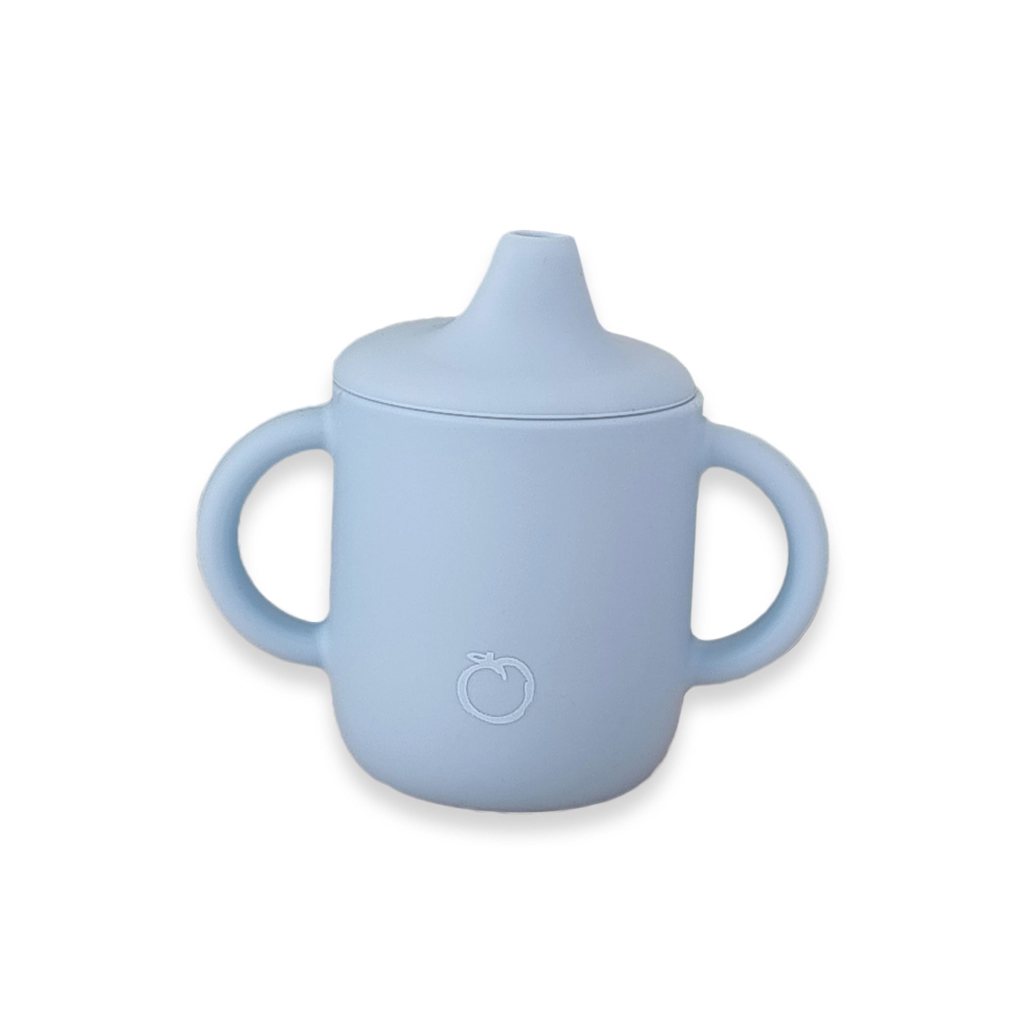 Plum Silicone Sippy Cup & Suction Plate Bundle - Blue