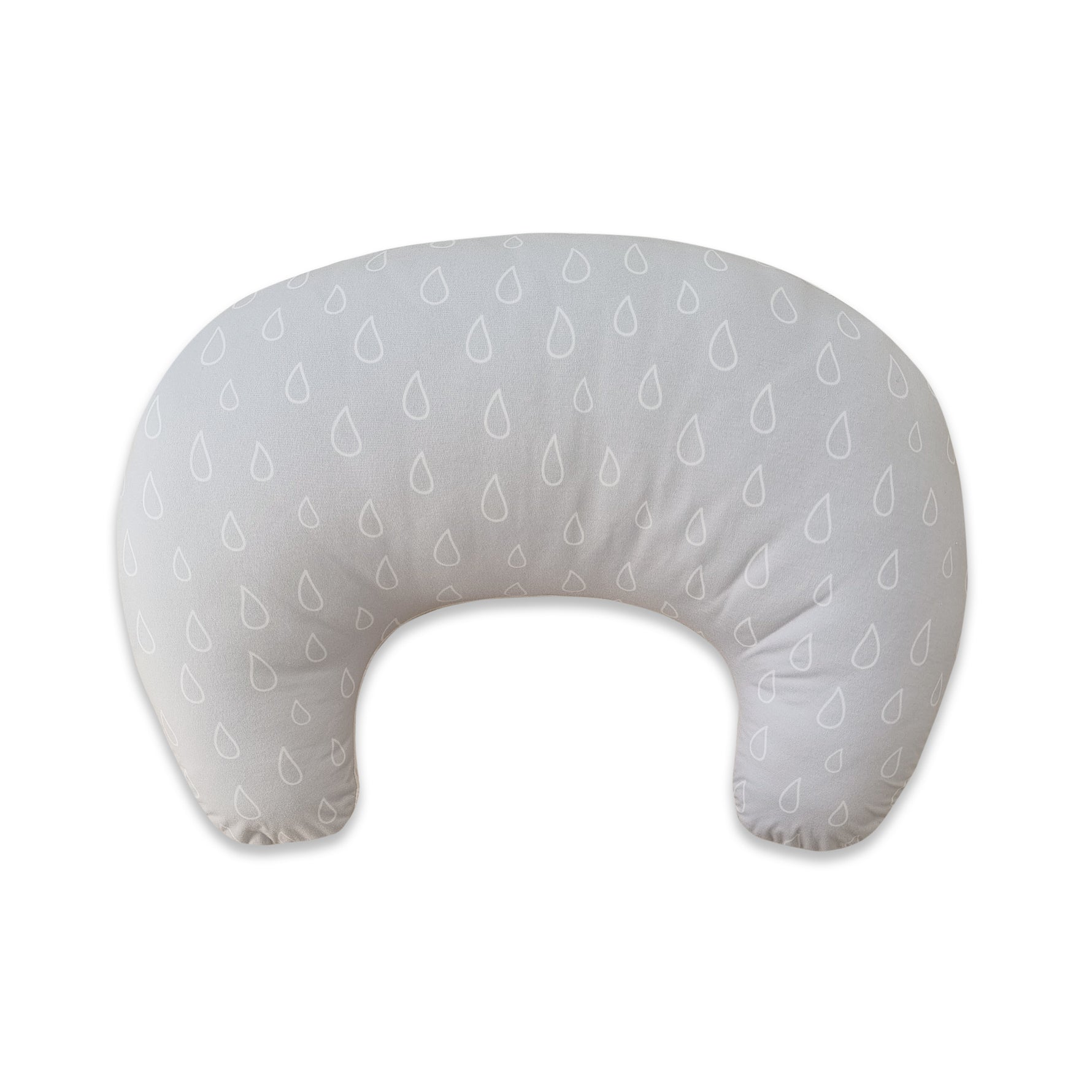 Nordic Nursing Pillow Sand/Grey Plus FREE Bamboo 100 Sheets Nappy Liners - Bubba Blue Australia