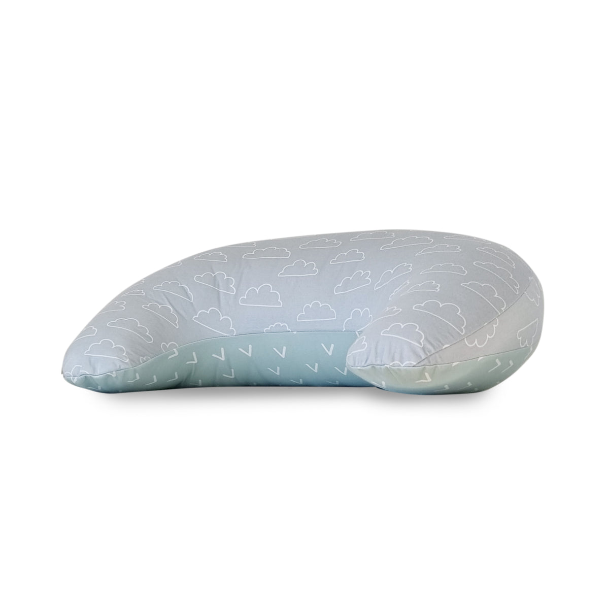 Nordic Nursing Pillow Sky/Mint - Bubba Blue Australia