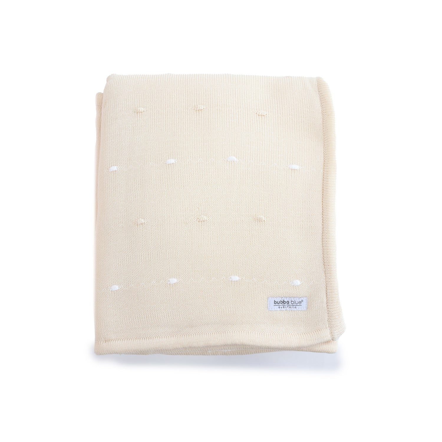 Confetti Knit Blanket - Sand - Bubba Blue Australia
