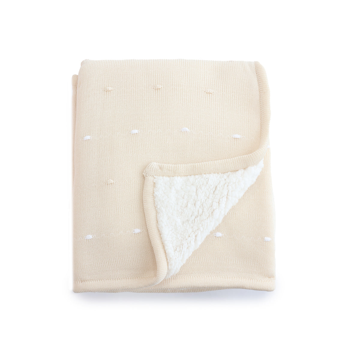 Confetti Knit Blanket - Sand - Bubba Blue Australia